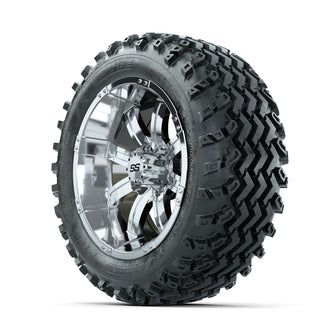 GTW Tempest Chrome 14 in Wheels with 23x10.00-14 Rogue All Terrain Tires  Full Set