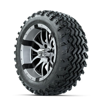 GTW Diesel Machined/Black 14 in Wheels with 23x10.00-14 Rogue All Terrain Tires – Full Set