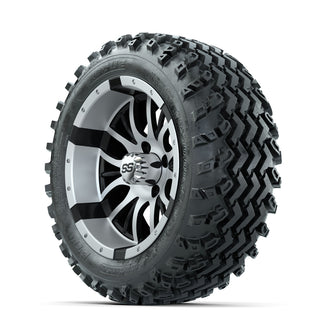 GTW Diesel Machined/Black 14 in Wheels with 23x10.00-14 Rogue All Terrain Tires  Full Set