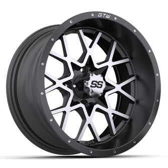 GTW 14" Vortex Wheel  Matte Grey/Machined