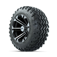 GTW Specter Machined/Black 12 in Wheels with 22x11.00-12 Rogue All Terrain Tires  Full Set