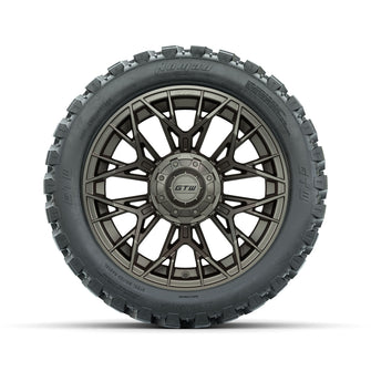 Set of (4) 14 in GTW Stellar Matte Bronze Wheels with 23x10-R14 Nomad All-Terrain Tires