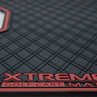 Xtreme Floor Mats for MadJax XSeries 2024-Up  Black/Cherry Red Metallic