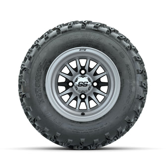 GTW Medusa Machined/Black 10 in Wheels with 20x10.00-10 Rogue All Terrain Tires  Full Set