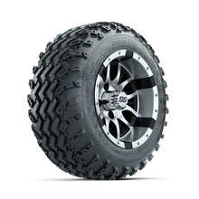 GTW Diesel Machined/Black 12 in Wheels with 22x11.00-12 Rogue All Terrain Tires  Full Set