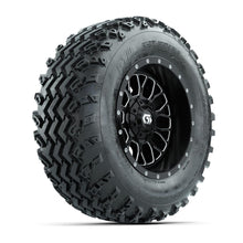 GTW Helix Machined/Black 12 in Wheels with 23x10.00-12 Rogue All Terrain Tires – Full Set