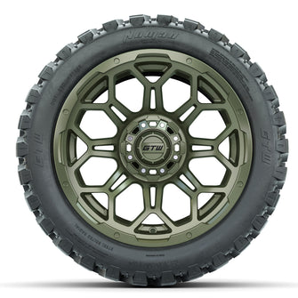 Set of (4) 14 in GTW Bravo Wheels with 23x10-14 GTW Nomad All-Terrain Tires