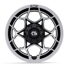 14" GTW Nexus Gloss Black with Silver Face Wheel