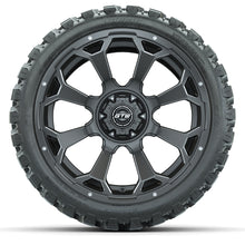 Set of (4) 15" GTW Raven Matte Gray Wheels with 23x10-R15 Nomad All-Terrain Tires