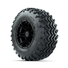 GTW Spyder Matte Black 10 in Wheels with 20x10.00-10 Rogue All Terrain Tires  Full Set