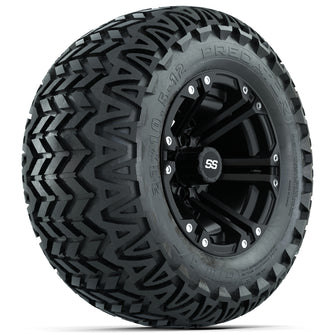 Set of (4) 12 in GTW Specter Wheels with 23x10.5-12 GTW Predator All-Terrain Tires