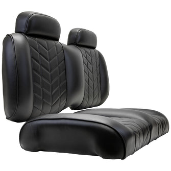 MadJax Aviator EZGO TXT/RXV & MadJax XSeries Black Front Seat Cushions