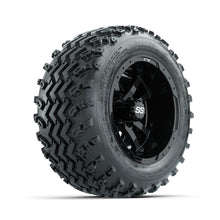 GTW Storm Trooper Black 10 in Wheels with 18x9.50-10 Rogue All Terrain Tires – Full Set