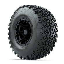 GTW Spyder Matte Black 10 in Wheels with 22x11-10 Duro Desert All Terrain Tires – Full Set