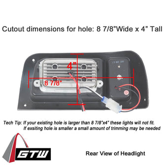 GTW Club Car DS Adjustable LED Light Kit (Years 1993-Up)