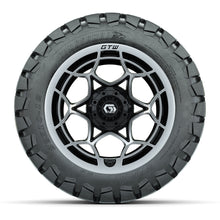 GTW Nexus Gloss Black 12 in Wheels with 22x10-12 Timberwolf All-Terrain Tires  Full Set