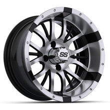 GTW Diesel Machined Silver and Black Wheel - 14 Inch