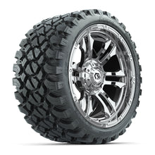 GTW Shogun Chrome 15 in Wheels with 23x10-R15 Nomad Steel Belted Radial All-Terrain Tires  Full Set