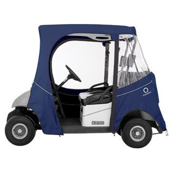 Classic Accessories Custom Fit EZGO Navy Enclosure (Models TXT & RXV)