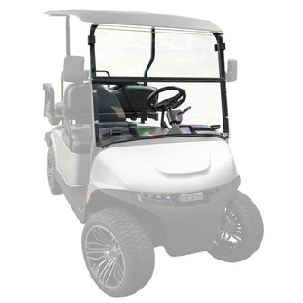 RedDot EZGO RXV Clear Folding Impact Modified Windshield with Rubber Trim (Years 2024-Up)