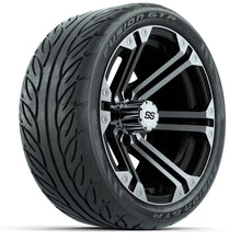 14ù GTW Specter Machined/Black Wheels with Fusion GTR Street Tires  Set of 4