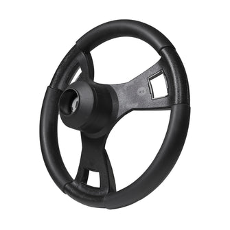 Gussi Italia Model 13 Black/Carbon Fiber Steering Wheel For Club Car DS