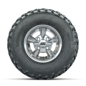 GTW Godfather Chrome 10 in Wheels with 22x11.00-10 Rogue All Terrain Tires – Full Set