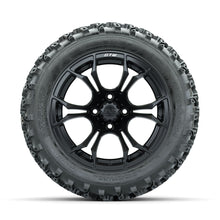 GTW Spyder Matte Black 14 in Wheels with 23x10.00-14 Rogue All Terrain Tires  Full Set