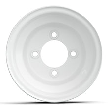 8" GTW White Steel Wheel (Centered)