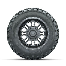 GTW Volt Gunmetal/Machined 12 in Wheels with 22x11.00-12 Rogue All Terrain Tires  Full Set