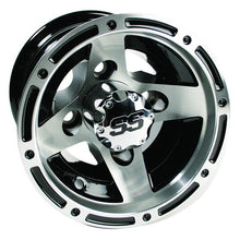 8" GTW Ranger Black with Machined Accents Wheel