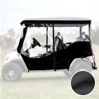 RedDot® ICON® i20 Black 2 Passenger 3-Sided Track Style Enclosure & Valance (Years 2023-Up)