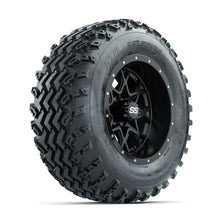 GTW Vortex Matte Black 12 in Wheels with 23x10.00-12 Rogue All Terrain Tires  Full Set