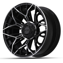 15″ GTW® Stellar Black with Machined Accents Wheel