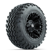 GTW Stellar Black 12 in Wheels with 22x11.00-12 Rogue All Terrain Tires  Full Set