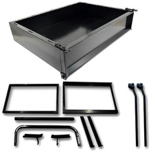 GTW Black Steel Cargo Box Kit For Club Car Precedent (Years 2004-Up)