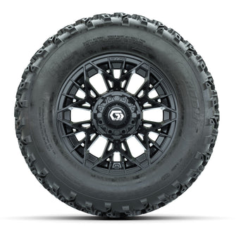 GTW Stellar Black 12 in Wheels with 23x10.00-12 Rogue All Terrain Tires  Full Set