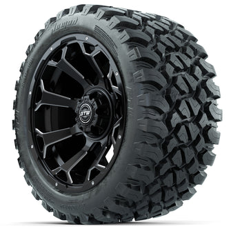 Set of (4) 14 in GTW Raven Wheels with 23x10-14 GTW Nomad All-Terrain Tires