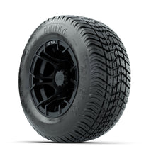 GTW Spyder Matte Black 10 in Wheels with 205/50-10 Mamba Street Tires  Full Set