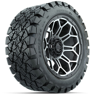 Set of (4) 14 in GTW Bravo Wheels with 22x10-14 GTW Timberwolf All-Terrain Tires