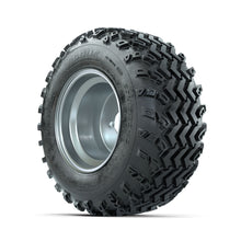 GTW Steel Silver 3:5 Offset 10 in Wheels with 20x10.00-10 Rogue All Terrain Tires  Full Set