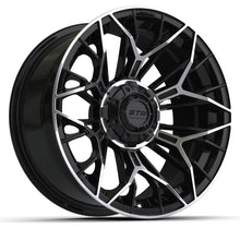 15″ GTW® Stellar Black with Machined Accents Wheel