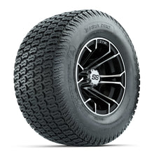 GTW Spyder Machined/Black 10 in Wheels with 20x10-10 Terra Pro S-Tread Traction Tires  Full Set