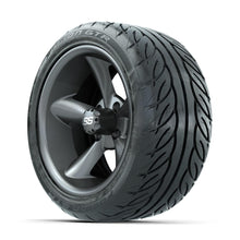 GTW Godfather Matte Grey 14 in Wheels with 225/40-R14 Fusion GTR Street Tires – Full Set