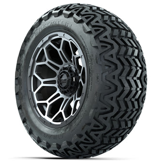 Set of (4) 14 in GTW Bravo Wheels with 23x10-14 GTW Predator All-Terrain Tires