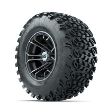 GTW Spyder Machined/Matte Grey 10 in Wheels with 20x10-10 Duro Desert All Terrain Tires  Full Set