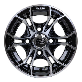 GTW Spyder Machined/Black 10 Inch Wheel