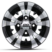 10" GTW Vampire Black with Machined Accents Wheel