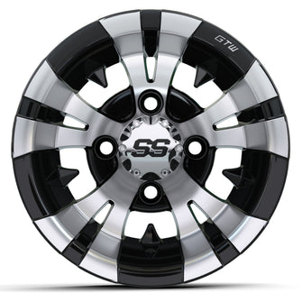 10" GTW Vampire Black with Machined Accents Wheel