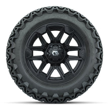 GTW Graffiti Gloss Black 14 in Wheels with 23x10-14 Predator All-Terrain Tires  Full Set